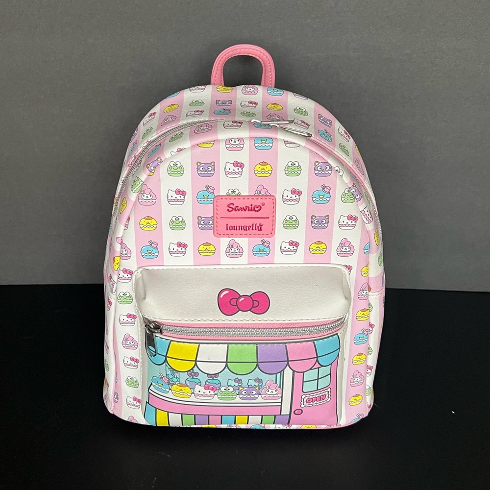 Sanrio Macaron Shop Loungefly Mini Backpack